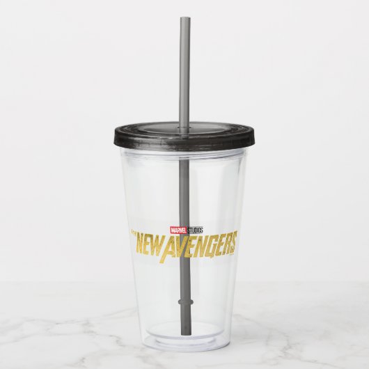 Thunderbolts* | *The New Avengers Logo Acryl Drinkbeker (Voorkant)