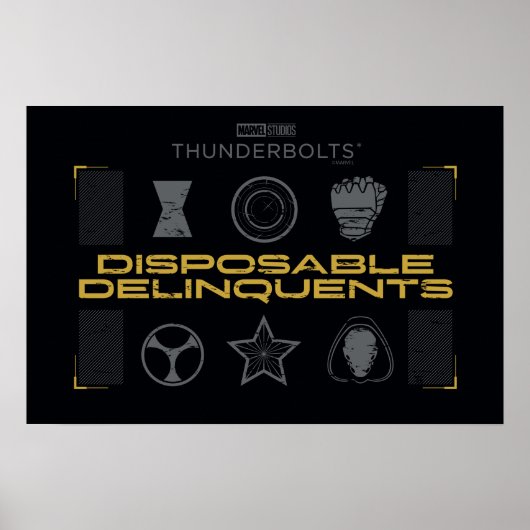 Thunderbolts* | Wegwerp criminelen Poster (Voorkant)