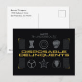 Thunderbolts* | Wegwerpbastaards Briefkaart (Voorkant / Achterkant)
