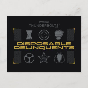 Thunderbolts*   Wegwerpbastaards Briefkaart