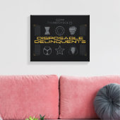Thunderbolts* | Wegwerpbastaards Canvas Afdruk (Insitu (Woonkamer))