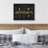 Thunderbolts* | Wegwerpbastaards Canvas Afdruk (Insitu (Slaapkamer))