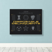 Thunderbolts* | Wegwerpbastaards Canvas Afdruk (Insitu (Houten vloer))