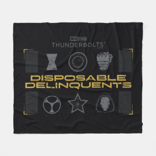 Thunderbolts*   Wegwerpbastaards Fleece Deken