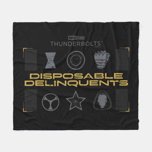 Thunderbolts* | Wegwerpbastaards Fleece Deken (Voorkant (Horizontaal))