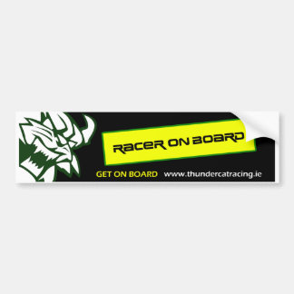 Thundercat Racing - Racer On Board Bumpersticker