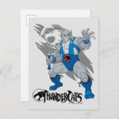 ThunderCats | Afbeelding Panthro-teken Briefkaart (Voorkant / Achterkant)