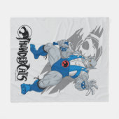 ThunderCats | Afbeelding Panthro-teken Fleece Deken (Voorkant (Horizontaal))