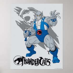 ThunderCats   Afbeelding Panthro-teken Poster