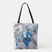 ThunderCats | Afbeelding Panthro-teken Tote Bag (Achterkant)