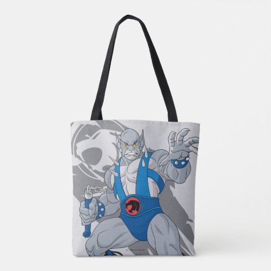 ThunderCats | Afbeelding Panthro-teken Tote Bag (Achterkant)