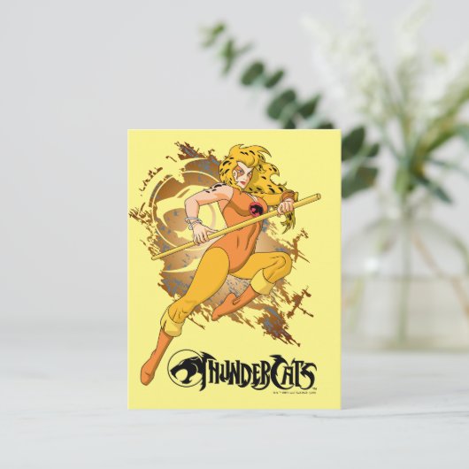 ThunderCats | Afbeelding van het Cheetara-teken Briefkaart (Staand voorkant)