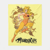 ThunderCats | Afbeelding van het Cheetara-teken Fleece Deken (Voorkant)