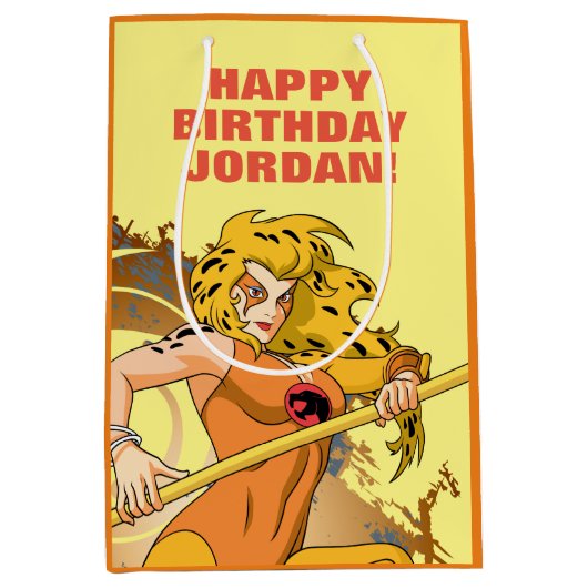 ThunderCats | Afbeelding van het Cheetara-teken Medium Cadeauzakje (Voorkant)