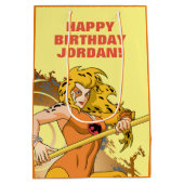 ThunderCats | Afbeelding van het Cheetara-teken Medium Cadeauzakje (Achterkant)