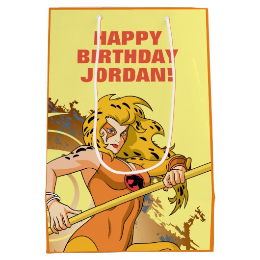 ThunderCats | Afbeelding van het Cheetara-teken Medium Cadeauzakje (Achterkant)