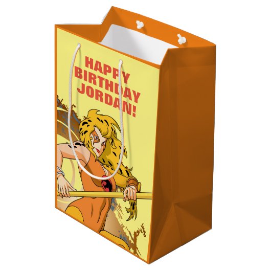ThunderCats | Afbeelding van het Cheetara-teken Medium Cadeauzakje (Achterkant Gekanteld)