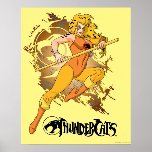 ThunderCats | Afbeelding van het Cheetara-teken Poster (Voorkant)
