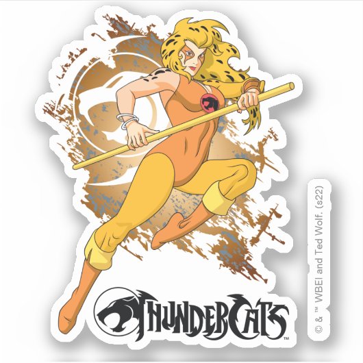 ThunderCats | Afbeelding van het Cheetara-teken Sticker (Voorkant)