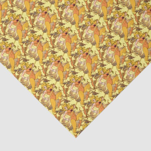 ThunderCats | Afbeelding van het Cheetara-teken Tissuepapier (Detail)