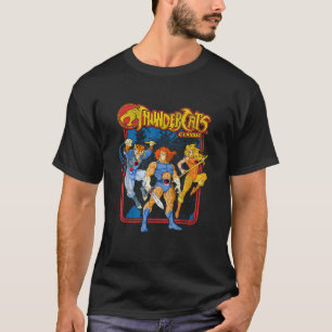ThunderCats Brengen De Donder Vintage Comic Groep T-shirt