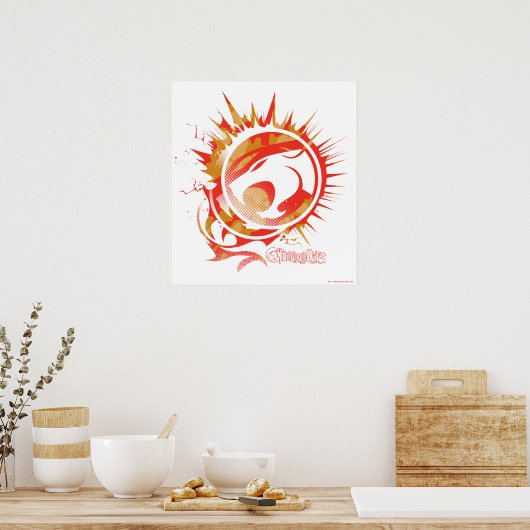 ThunderCats | Explosief grafisch Logo Poster (Keuken)
