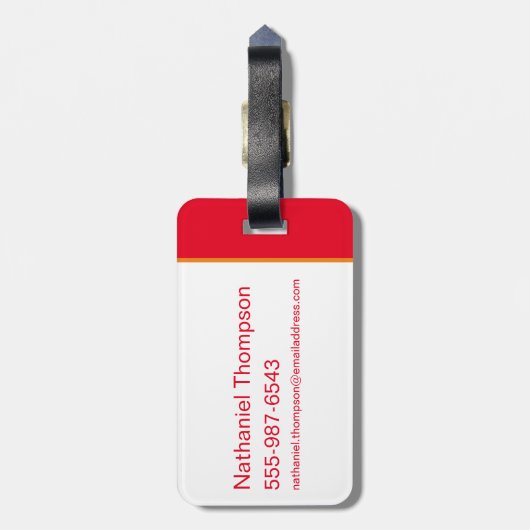 ThunderCats | Explosive Logo Graphic Bagagelabel (Achterkant verticaal)