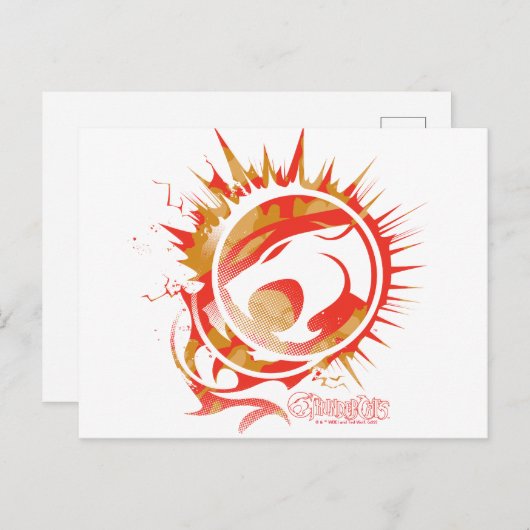 ThunderCats | Explosive Logo Graphic Briefkaart (Voorkant / Achterkant)
