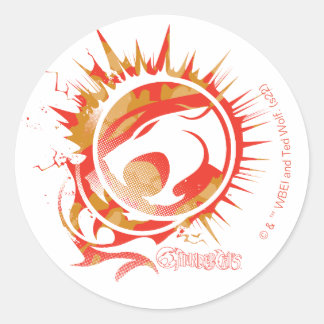ThunderCats | Explosive Logo Graphic Ronde Sticker