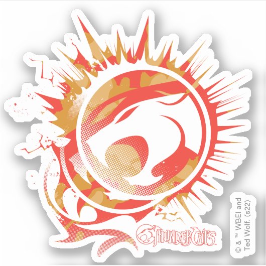 ThunderCats | Explosive Logo Graphic Sticker (Voorkant)