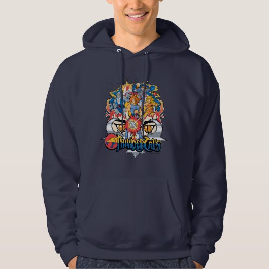 ThunderCats | Firey Group Graphic Hoodie (Voorkant)
