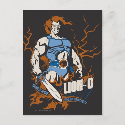 ThunderCats | Lion-O — Elektrisch grafisch Briefkaart (Voorkant)