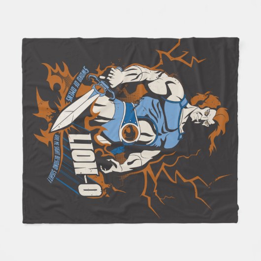 ThunderCats | Lion-O — Elektrisch grafisch Fleece Deken (Voorkant (Horizontaal))