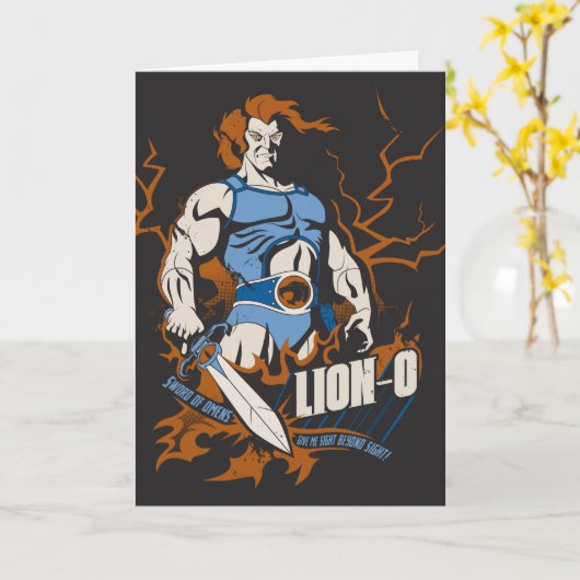 ThunderCats | Lion-O — Elektrisch grafisch Kaart (Gele Bloem)