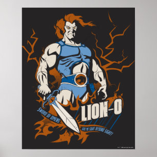 ThunderCats   Lion-O — Elektrisch grafisch Poster