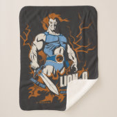 ThunderCats | Lion-O — Elektrisch grafisch Sherpa Deken (Voorkant)