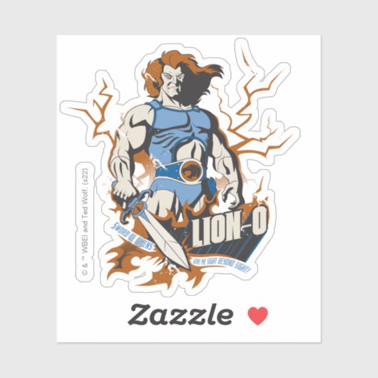 ThunderCats | Lion-O — Elektrisch grafisch Sticker (Vel)