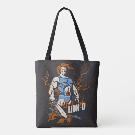 ThunderCats | Lion-O — Elektrisch grafisch Tote Bag (Achterkant)