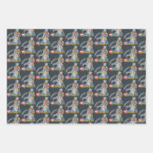 ThunderCats | Lion-O Halfttone Shadow Graphic Inpakpapier Vel (Voorkant)