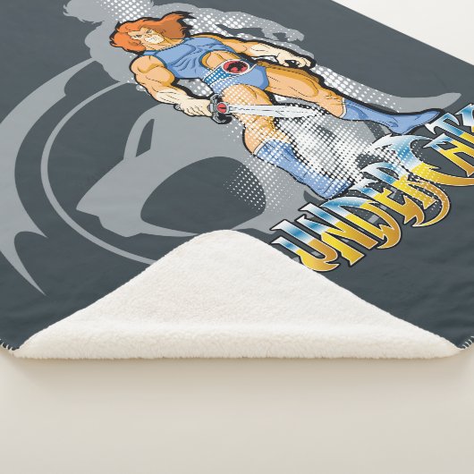 ThunderCats | Lion-O Halfttone Shadow Graphic Sherpa Deken (3/4)