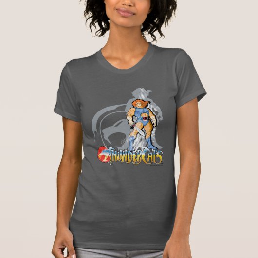 ThunderCats | Lion-O Halfttone Shadow Graphic T-shirt (Voorkant)