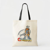 ThunderCats | Lion-O Halfttone Shadow Graphic Tote Bag (Voorkant)