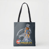 ThunderCats | Lion-O Halfttone Shadow Graphic Tote Bag (Voorkant)