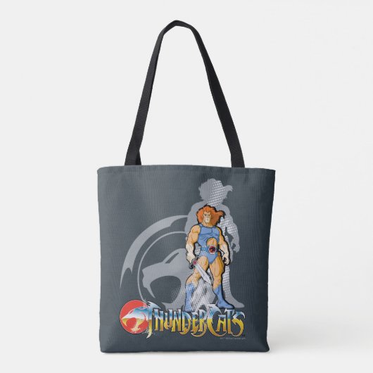 ThunderCats | Lion-O Halfttone Shadow Graphic Tote Bag (Achterkant)
