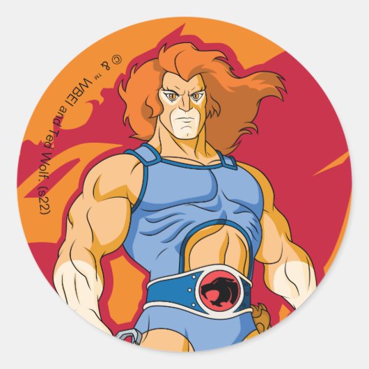 ThunderCats | Lion-O-teken Ronde Sticker (Voorkant)