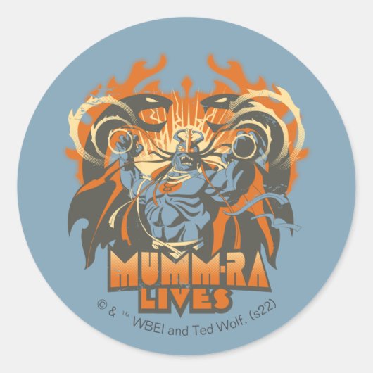 ThunderCats | Mumm-Ra Lives Ronde Sticker (Voorkant)