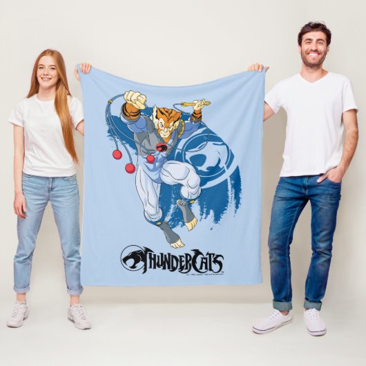 ThunderCats | Tygra Character Graphic Fleece Deken (In situ)