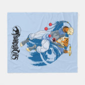 ThunderCats | Tygra Character Graphic Fleece Deken (Voorkant (Horizontaal))