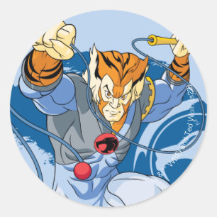 ThunderCats   Tygra Character Graphic Ronde Sticker
