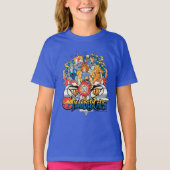 ThunderCats | Vurig Groepsbeeld T-shirt (Voorkant)
